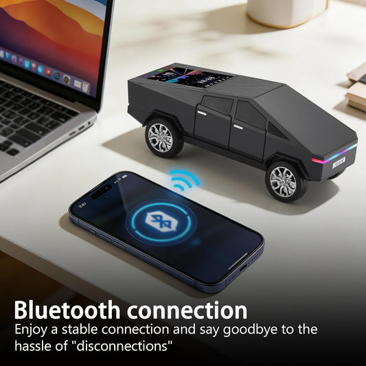 WSTER-580 New Cybertruck Car Shaped Wireless Bluetooth Speakers