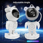 Astronaut Wireless 5W Bluetooth Speaker with Galaxy Projector & 8Hrs Playtime, HD Surround Sound