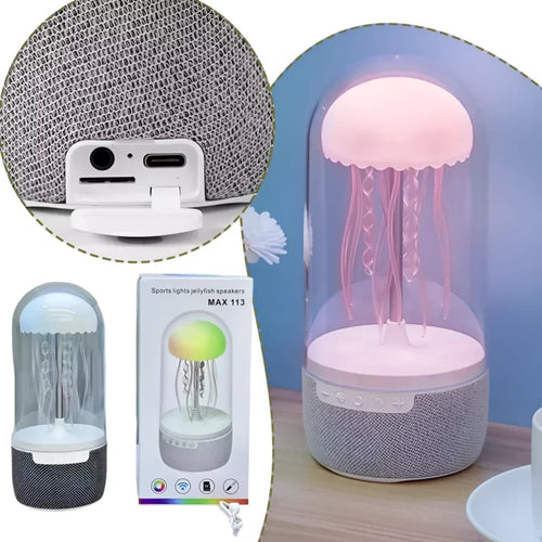 Creative Bluetooth Jellyfish Speaker with Colorful Octopus Lights (MAX 113)