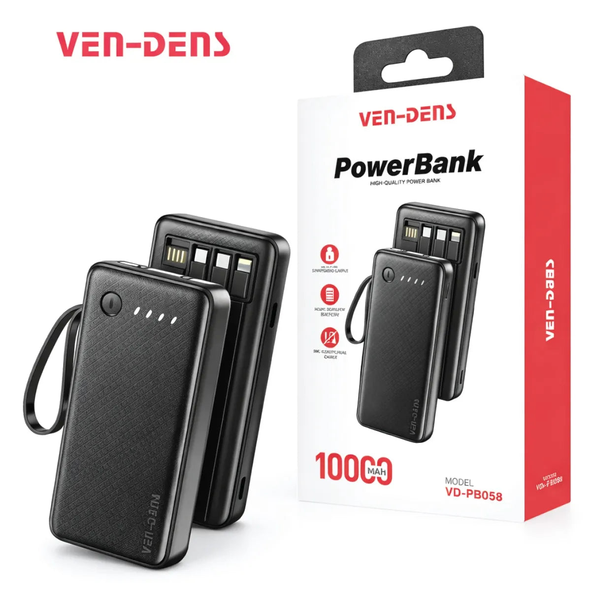 VEN-DENS VD-PB058-10000mAh Power Bank