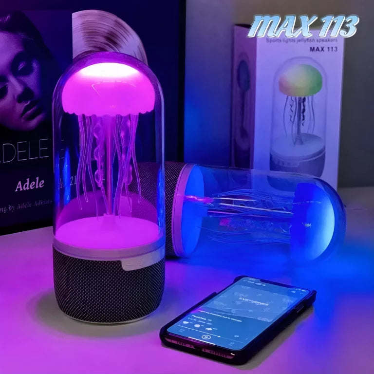 Creative Bluetooth Jellyfish Speaker with Colorful Octopus Lights (MAX 113)